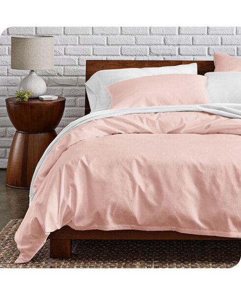 Organic Cotton Percale Duvet Cover Set King/California King