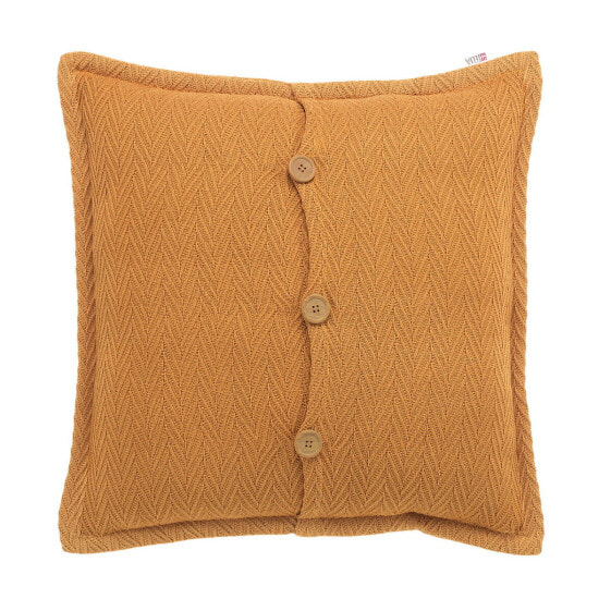 Cushion cover Alexandra House Living Mustard 50 x 50 cm