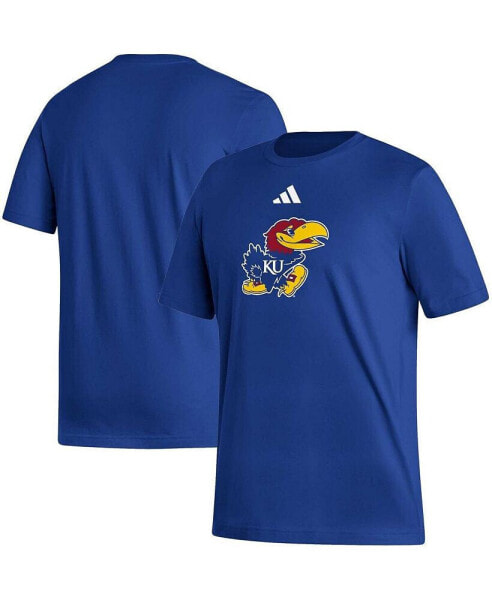 Men's Royal Kansas Jayhawks Logo Fresh T-shirt