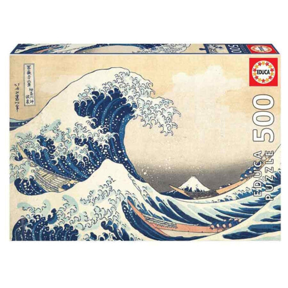 EDUCA BORRAS 500 Pieces Great Wave Of Kanagawa Puzzle