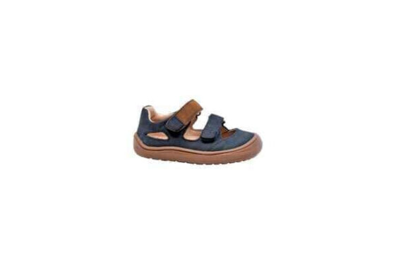 Children´s barefoot walking shoes Pady brown