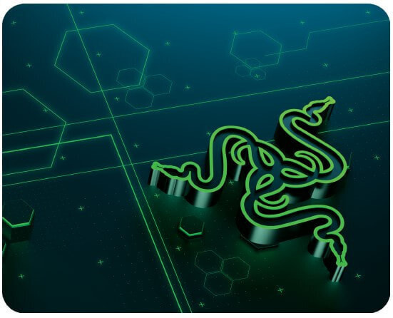 Razer Goliathus Mobile - Green - Pattern - Non-slip base - Gaming mouse pad