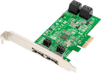 Dawicontrol DC-624E RAID - Serial ATA - PCI Express x2 - 0 - 1 - 5 - 10 - JBOD - Windows 2000 - Windows 7 Home Basic - Windows 7 Home Basic x64 - Windows 7 Home Premium - Windows 7... - 2 TB