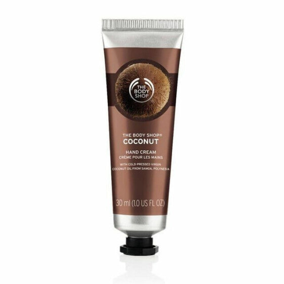 The Body Shop Coconut Hand Cream Увлажняющий и повышающий эластичность кожи крем для рук с кокосовым маслом 30 мл