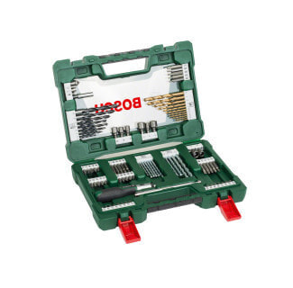 Bosch 2607017195 - Drill - Drill bit set - Metal,Stone,Wood - 91 pc(s) - Phillips,Pozidriv,Torx