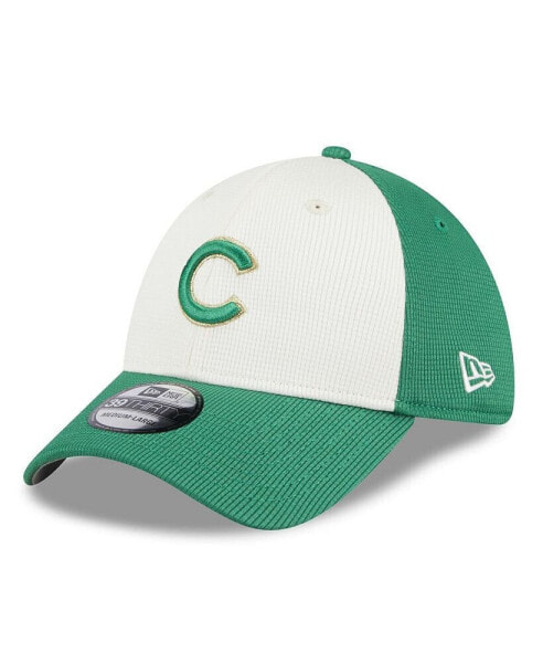 Men's White, Green Chicago Cubs 2024 St. Patrick's Day 39THIRTY Flex Fit Hat