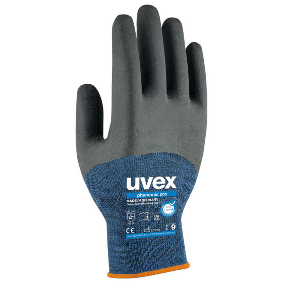 Защитные перчатки Uvex Arbeitsschutz 6006210 - Антрацит - Синий - Серый - EUE - Взрослый - Унисекс - 1 шт.