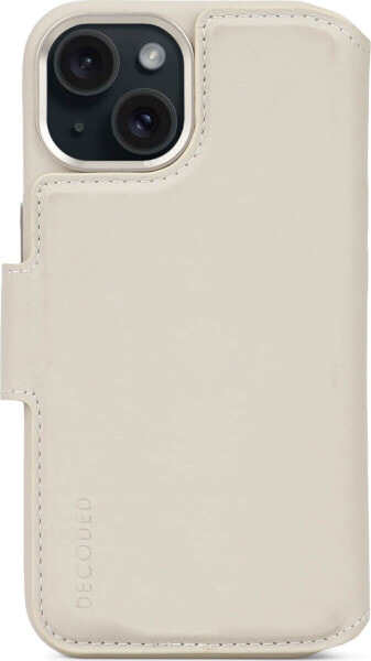 Decoded Decoded Leather Detachable Wallet for iPhone 15 Clay