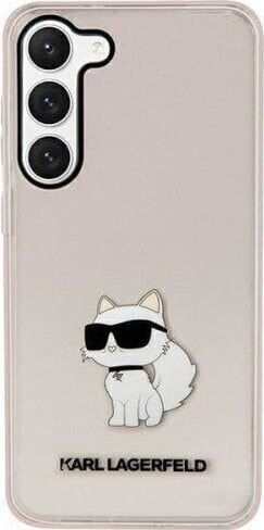 Karl Lagerfeld Etui Karl Lagerfeld KLHCS23MHNCHTCP Samsung Galaxy S23+ Plus różowy/pink hardcase Ikonik Choupette