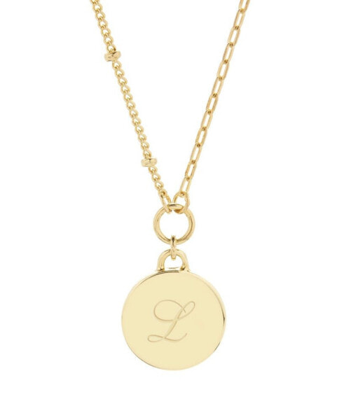brook & york 14K Gold Plated Paige Initial Pendant