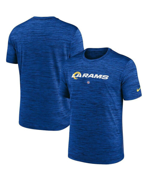 Men's Royal Los Angeles Rams Velocity Performance T-shirt