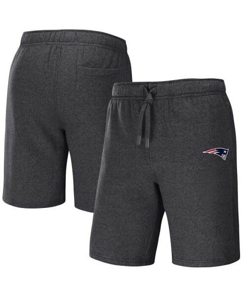 Men's NFL x Darius Rucker Collection by Heather Charcoal New England Patriots Logo Shorts