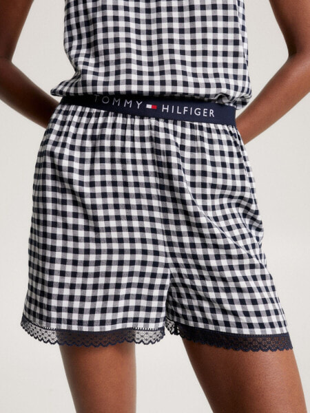 Gingham Woven Short