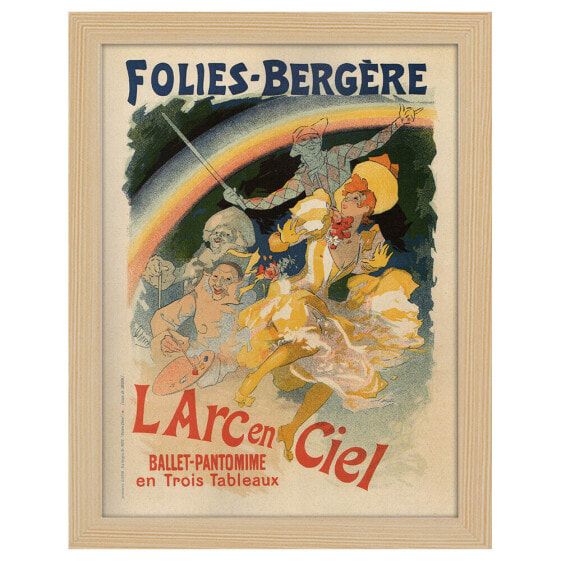 Bilderrahmen Poster Folies Bergére