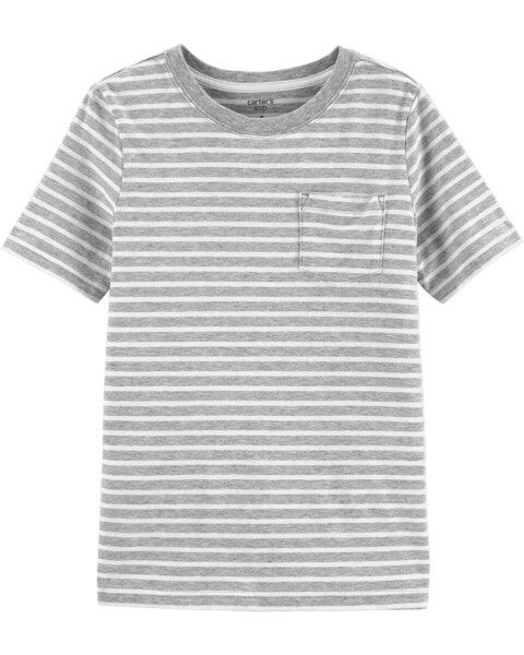 Kid Striped Pocket Jersey Tee 6