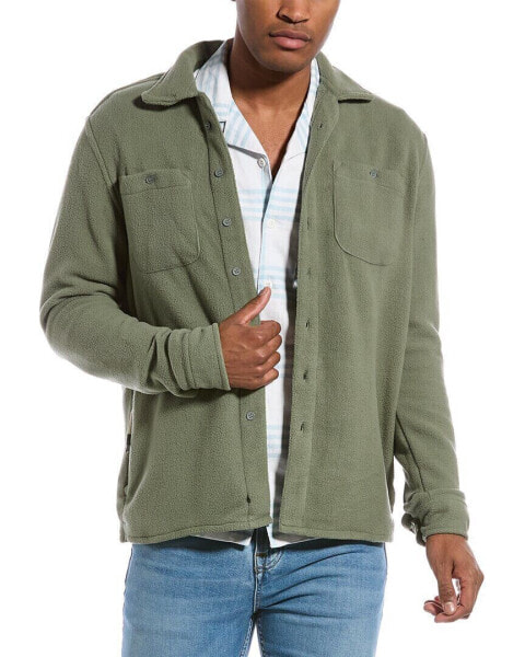 Куртка Onia Polar Fleece Overshirt Green