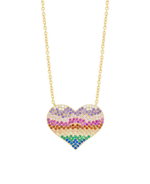 Macy's women's Rainbow Pendant Necklace