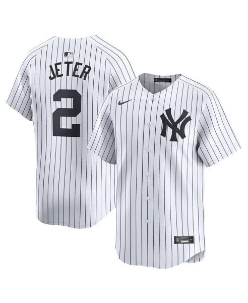 Men's Derek Jeter White New York Yankees Home Limited Player Jersey