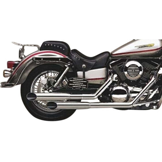 COBRA 2-2 Classic Deluxe Staggered Dual Slash Cut Kawasaki Ref:4569SC Full Line System