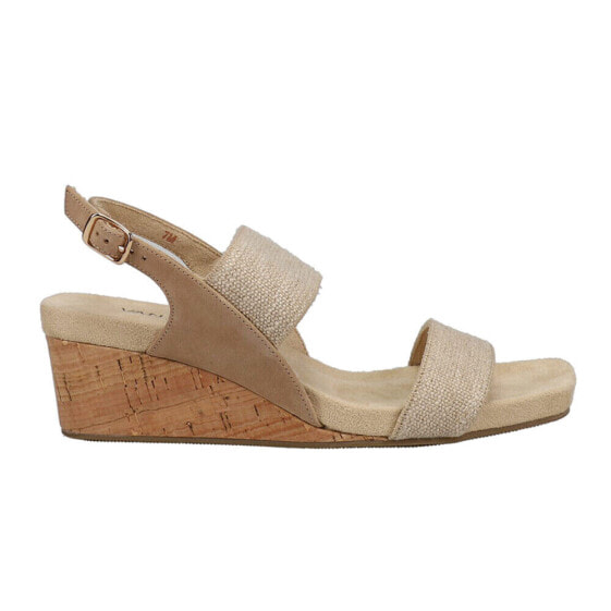 VANELi Catlee Cork Wedge Womens Beige Casual Sandals CATLEE-312882