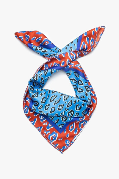 Шарф Koton Blue Patterned Scarf