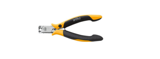 Wiha End cutting nippers Professional ESD - Pincers - Carbon steel - Black - Yellow - 115 mm - 11.4 cm (4.5") - 65 g