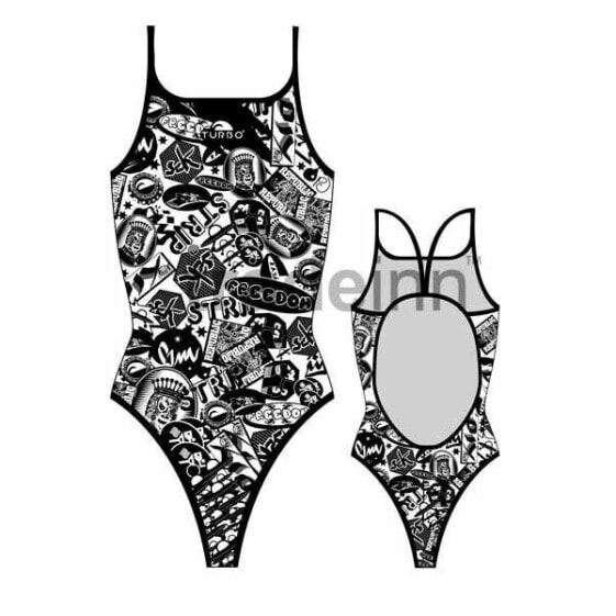 TURBO Stickers Swimsuit