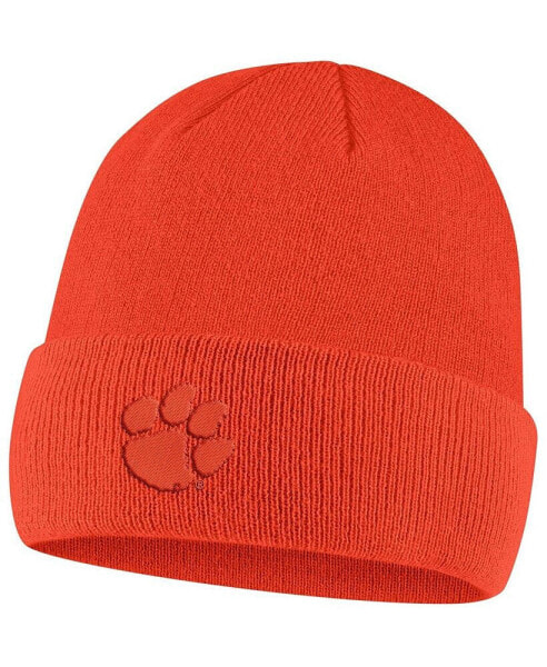 Men's Orange Clemson Tigers Tonal Cuffed Knit Hat