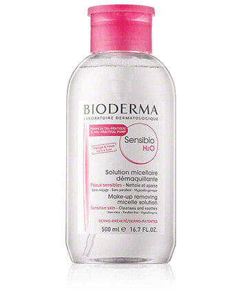 Bioderma Sensibio H2O Make-up Removing Micelle Solution with Pump (500 ml)