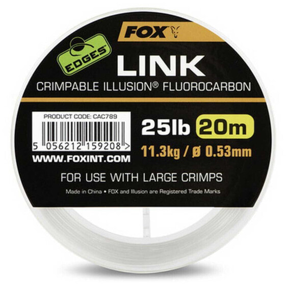 Флюорокарбоновая леска FOX INTERNATIONAL Edges Link Illusion 20 м