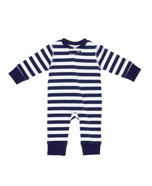 ПижамаPajamas for PeaceNautical Stripe Baby Boys and Girls Coveralls