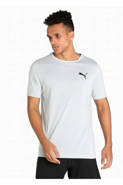 Футболка мужская PUMA 586725 ACTIVE Small Logo Tee Серая