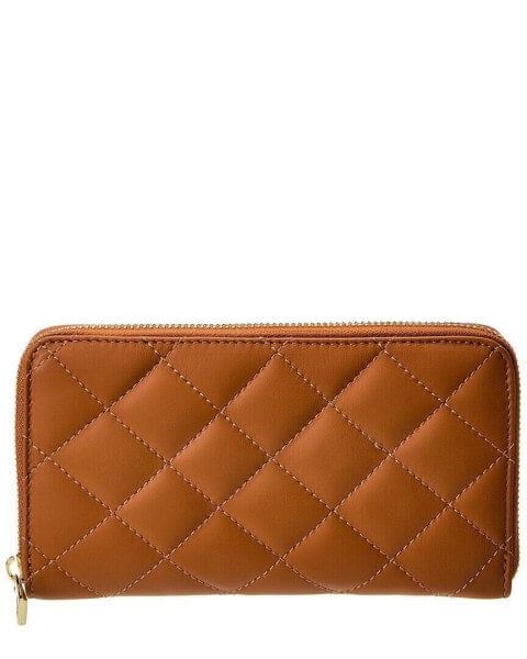 Persaman New York #1136 Leather Wallet Women's Brown Os