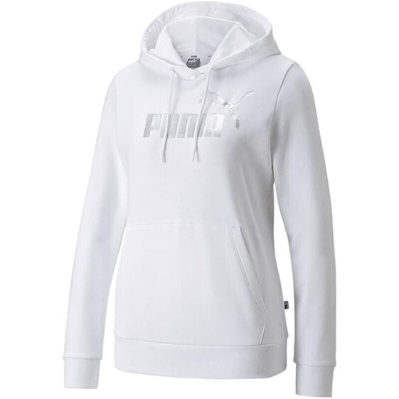 Puma ESS+ Metallic Logo Hoodie FL W 849958 02