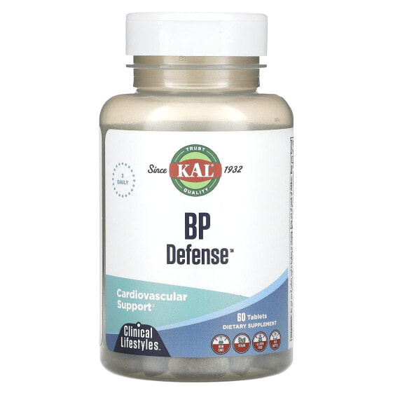 Таблетки для сердца и сосудов KAL BP Defense, 60 шт.