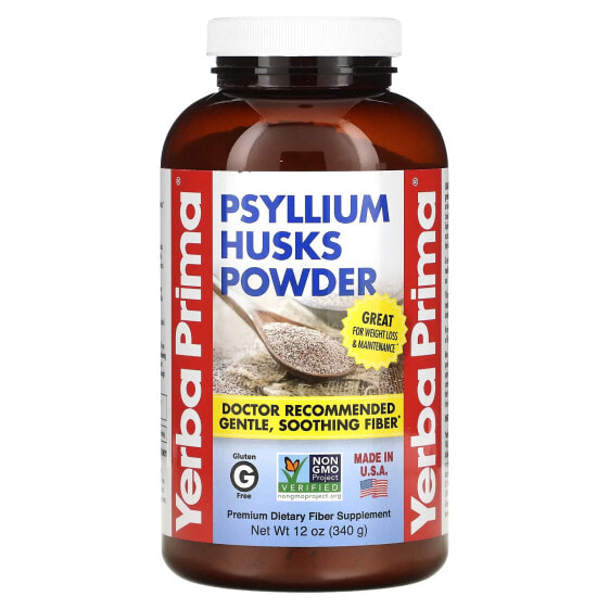 Psyllium Husks Powder, 12 oz (340 g)