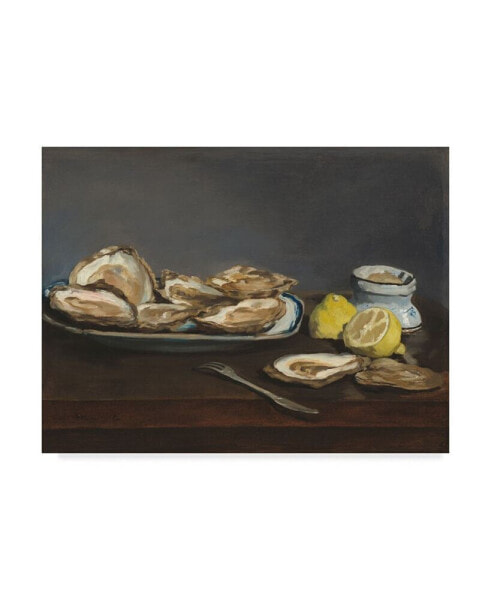 Edouard Manet 'Oysters' Canvas Art - 24" x 18"