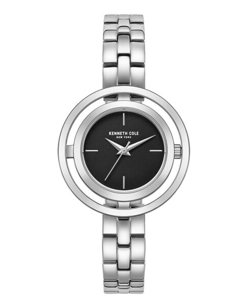 Наручные часы Simplify The 3300 Grey Case, Genuine Dark Brown Leather Watch 43mm