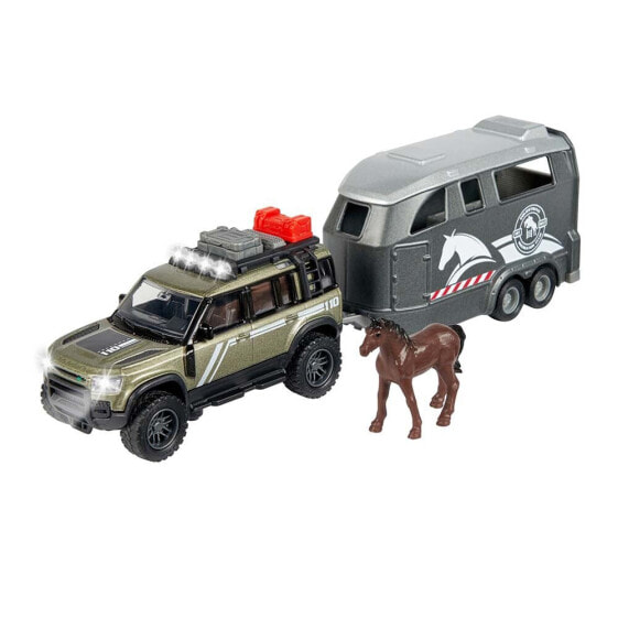MAJORETTE Grand Series Gs Land Rover With T -Entra -Light Horses And Sounds 25 cm