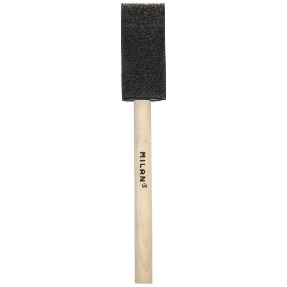 Кисть губчатая плоская MILAN Black Sponge Brush Series 1321 25 мм