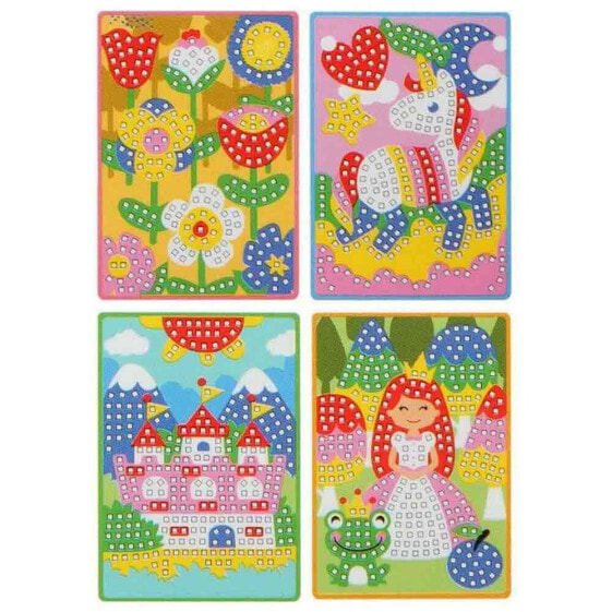 ATOSA Mosaic 26x18 Cm Eva 4 Assorted Crafts