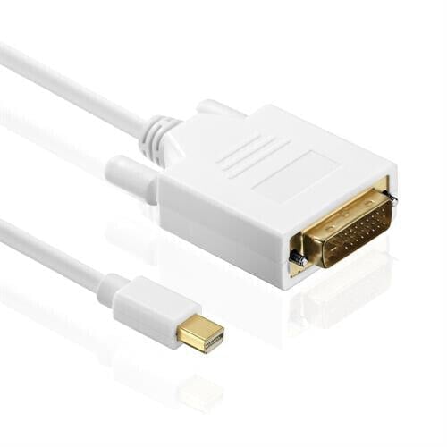 PureLink X-DC040-020 - 2 m - DVI - Mini DisplayPort - Male - Male - Gold