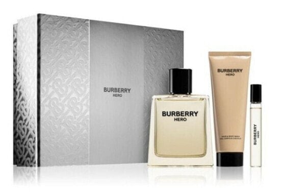 Парфюмерный набор Burberry Hero - EDT 100 мл + 75 мл гель для душа + EDT 10 мл.