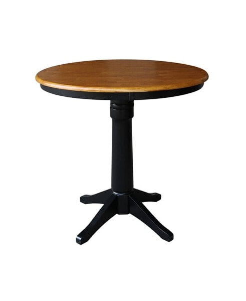 36" Round Top Pedestal Table - 34.9"H