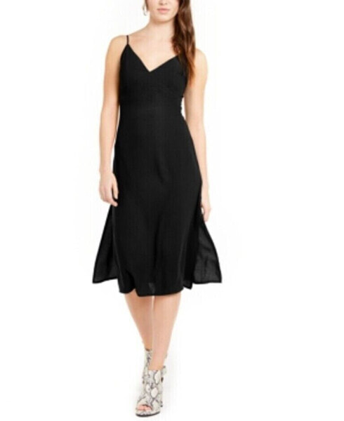 Q & a Women's Camisole MIDI Dress Black XL