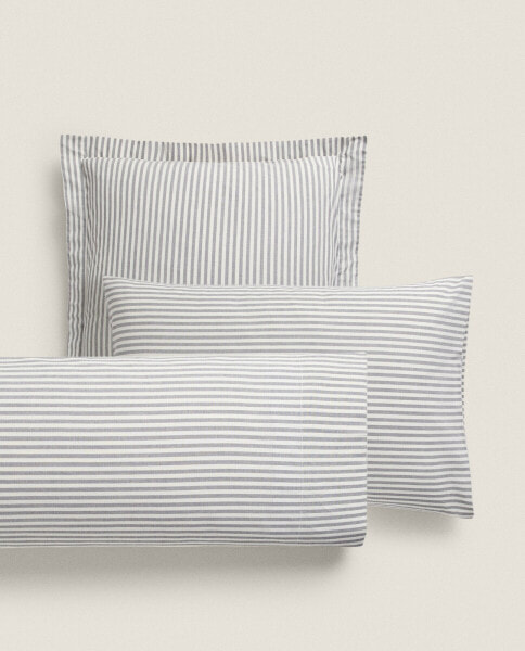 Pillowcase with narrow stripes