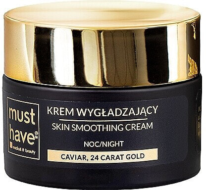 Glättende Nachtcreme mit 24 Karat Gold und Kaviar