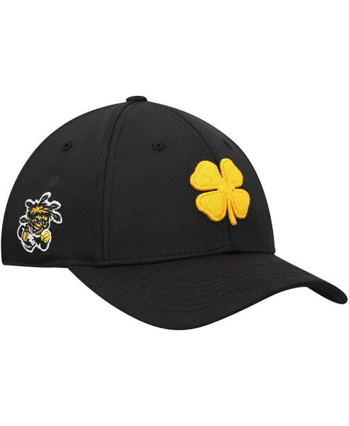 Головной убор Black Clover Spirit Flex Черный для мужчин вулица Wichita State Shockers