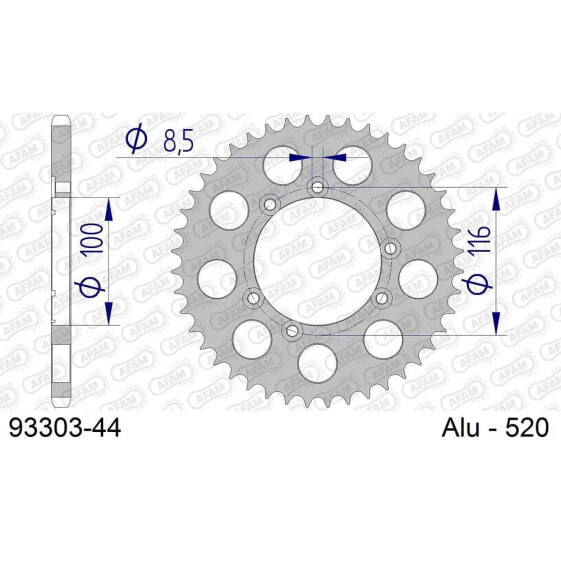 AFAM 93303 Rear Sprocket