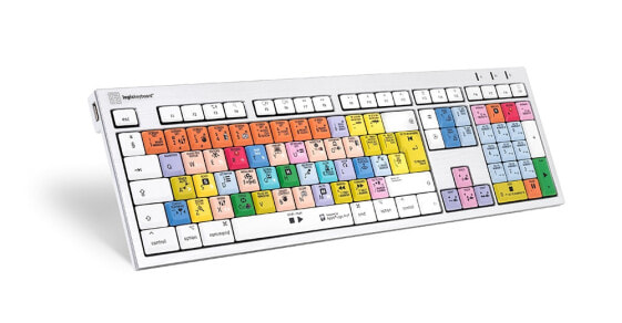 Logickeyboard LKB-LOGXP2-CWMU-UK - Full-size (100%) - Wired - USB - Mechanical - QWERTY - Multicolour